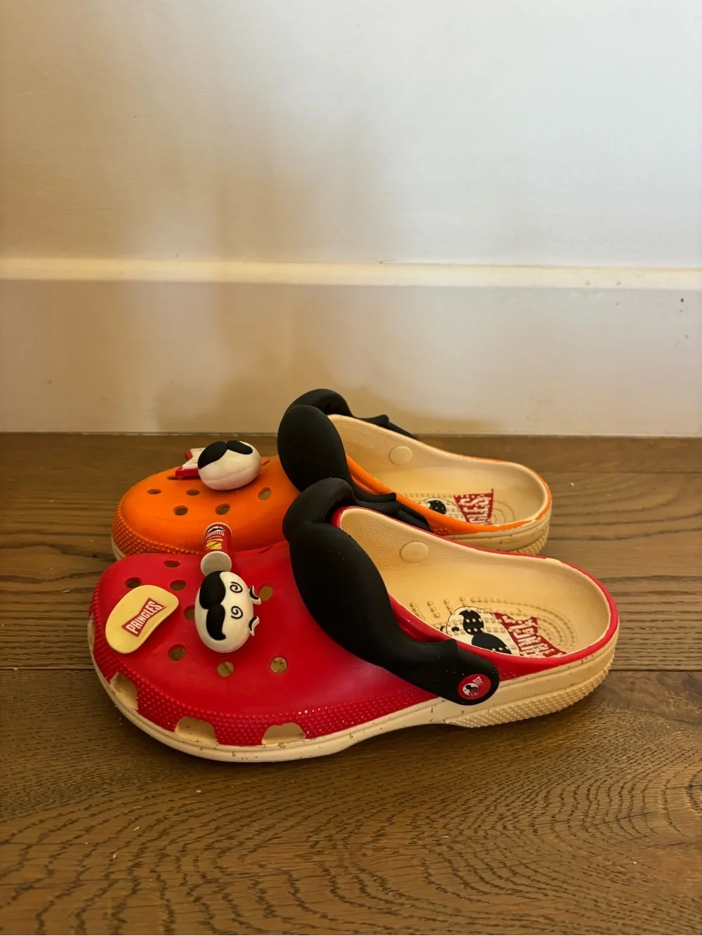 Pringle Orange and Red Novelty Sandals Limited Editions ( In Okay Condition)